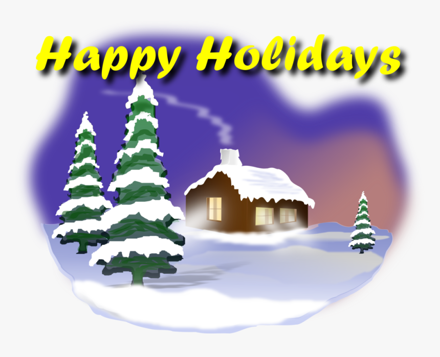 Fir,pine Family,christmas Decoration - Winter Holiday Images Clip Art, HD Png Download, Free Download