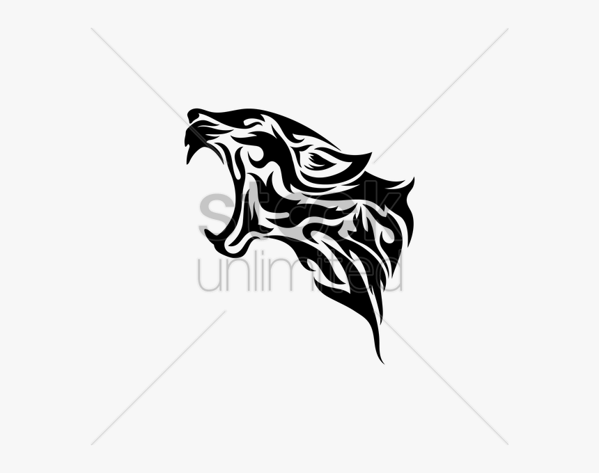 Leopard Tattoos Angry - Snow Leopard Tattoo Tribal, HD Png Download, Free Download