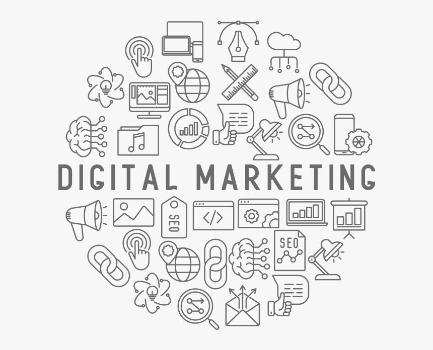 Transparent Digital Marketing Icons Png, Png Download - Digital Marketing Icons Png, Png Download, Free Download