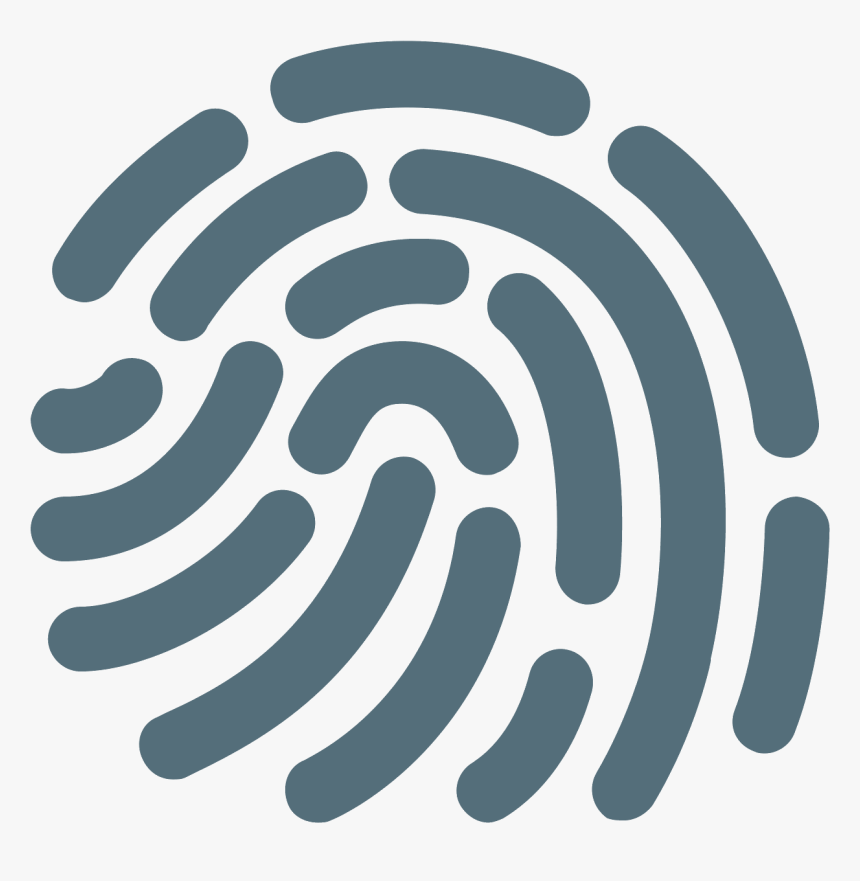 Transparent Fingerprint Transparent Png - Fingerprint Transparent Blue, Png Download, Free Download