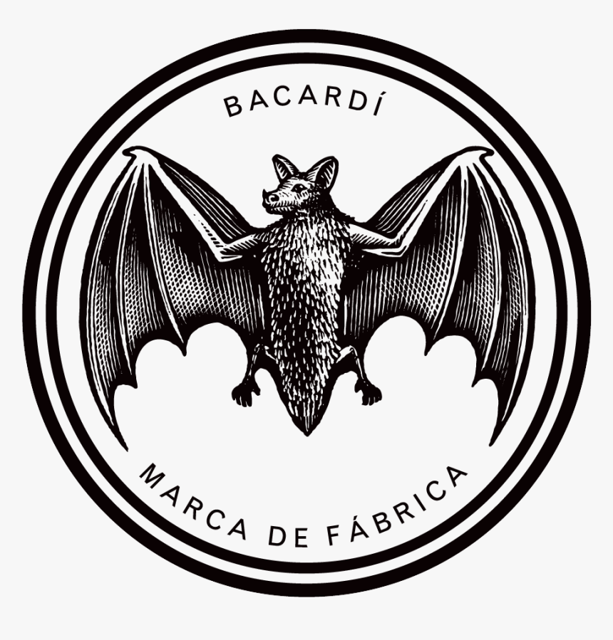 Bacardi Logo Black And White, HD Png Download, Free Download