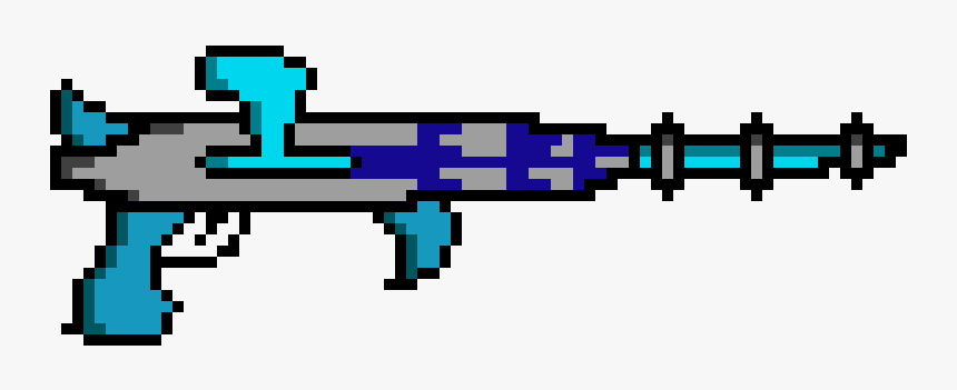 Laser Gun Pixel Art, HD Png Download, Free Download