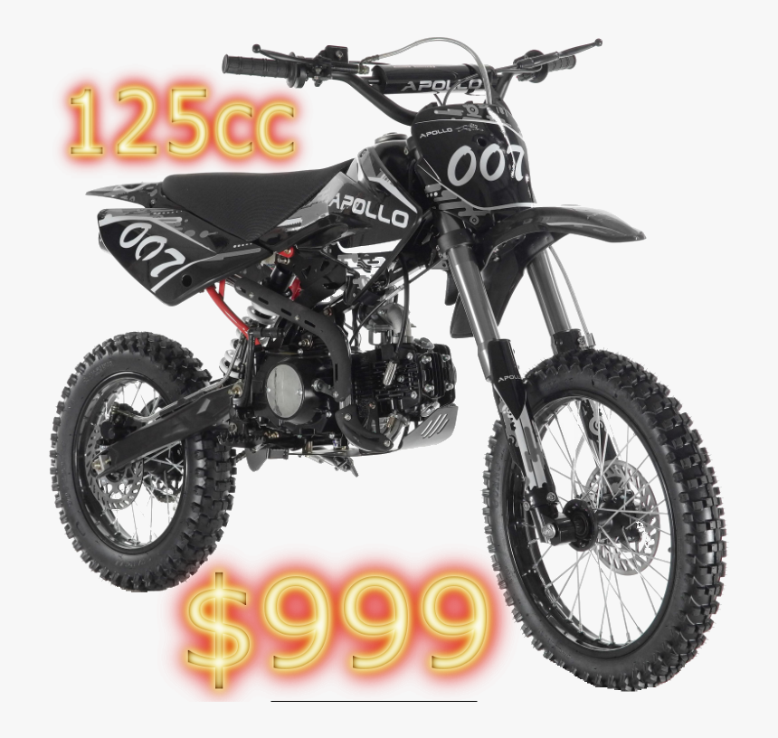 125cc Dirt Bikes - Apollo Db 007 125cc Dirt Bike, HD Png Download, Free Download