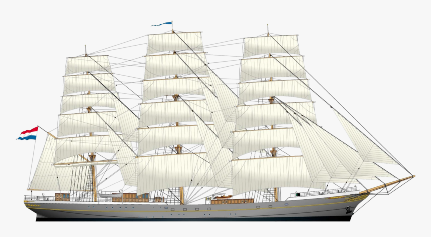 New Sail Training Vessel For Royal Navy Of Oman Launched - Damen Sail Training Vessel, HD Png Download, Free Download