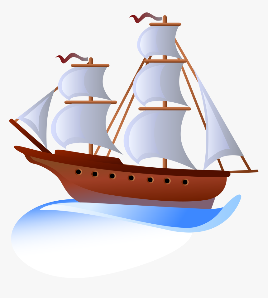 Sailing Ship Sailing Ship - Clipart Ship Png, Transparent Png, Free Download