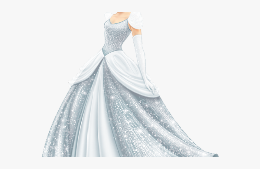 Disney Princesses Png Transparent Images - Princess White Dress Disney, Png Download, Free Download