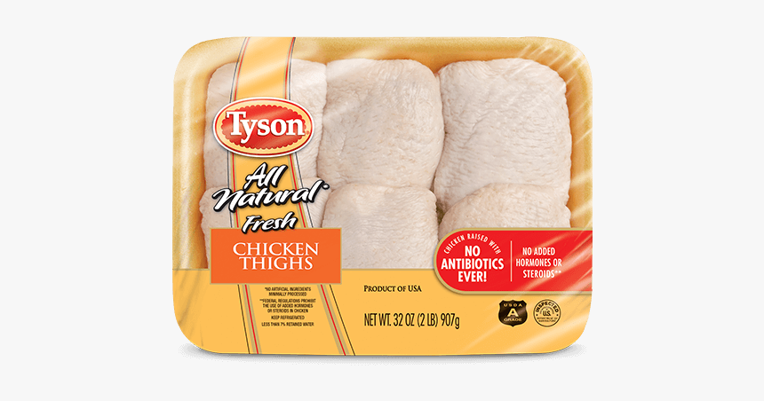 Chicken Thighs Raw Packed, HD Png Download, Free Download