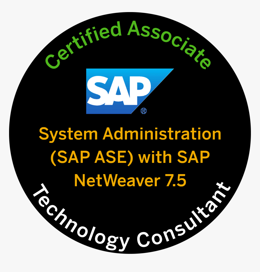 Sap Certified Technology Associate - Sap Certified Technology Specialist, HD Png Download, Free Download