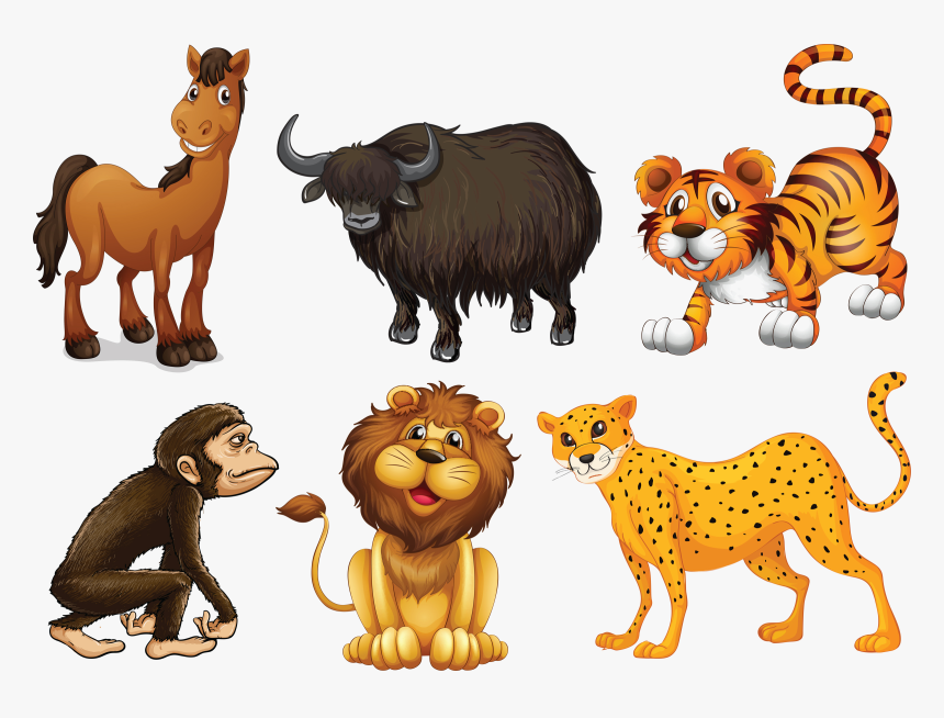 Jungle Theme Day Camp Shac - Animales De Cuatro Patas, HD Png Download, Free Download