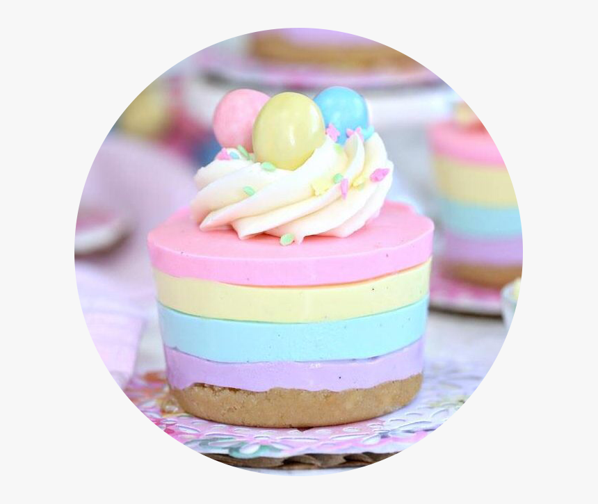 #pastel #pastelcolors #sweets #treats #png #circle - Cute Easy Easter Desserts, Transparent Png, Free Download