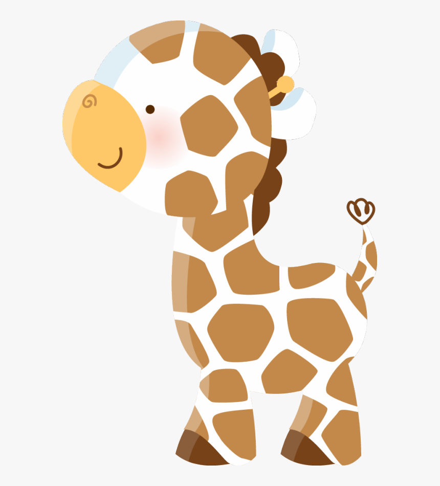 Giraffe Baby Jungle Animals Wall Decal Safari Infant - Baby Safari Animals Png, Transparent Png, Free Download