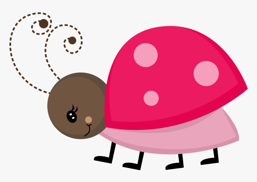 Pink Ladybug Clipart Png - Pink Lady Bug Clipart, Transparent Png, Free Download