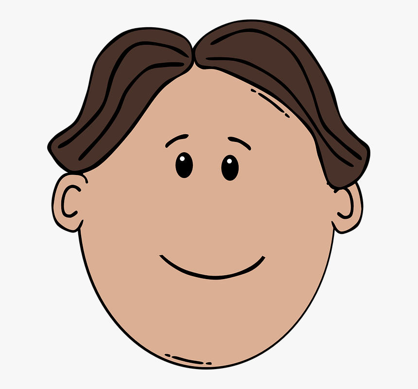 Relaxed Person Svg Clip Arts - Face Cartoon, HD Png Download, Free Download