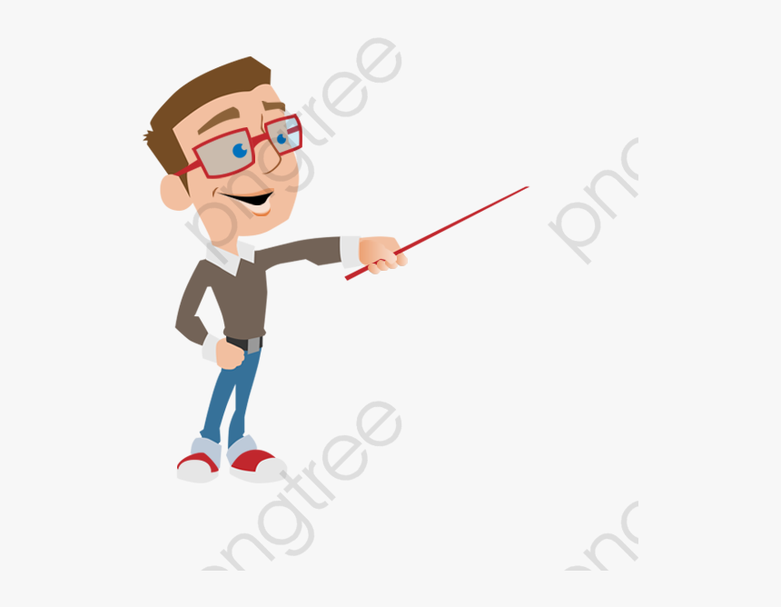 Students Clipart Png - Teacher Cartoon Png, Transparent Png, Free Download