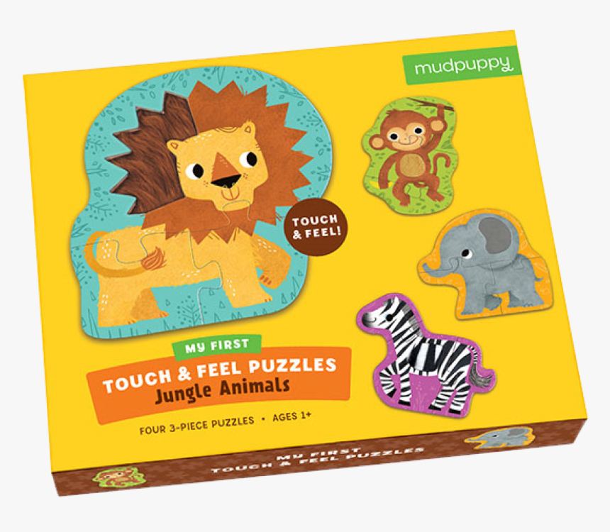 My First Touch & Feel Puzzles - Jungle Puzzle Mudpuppy, HD Png Download, Free Download