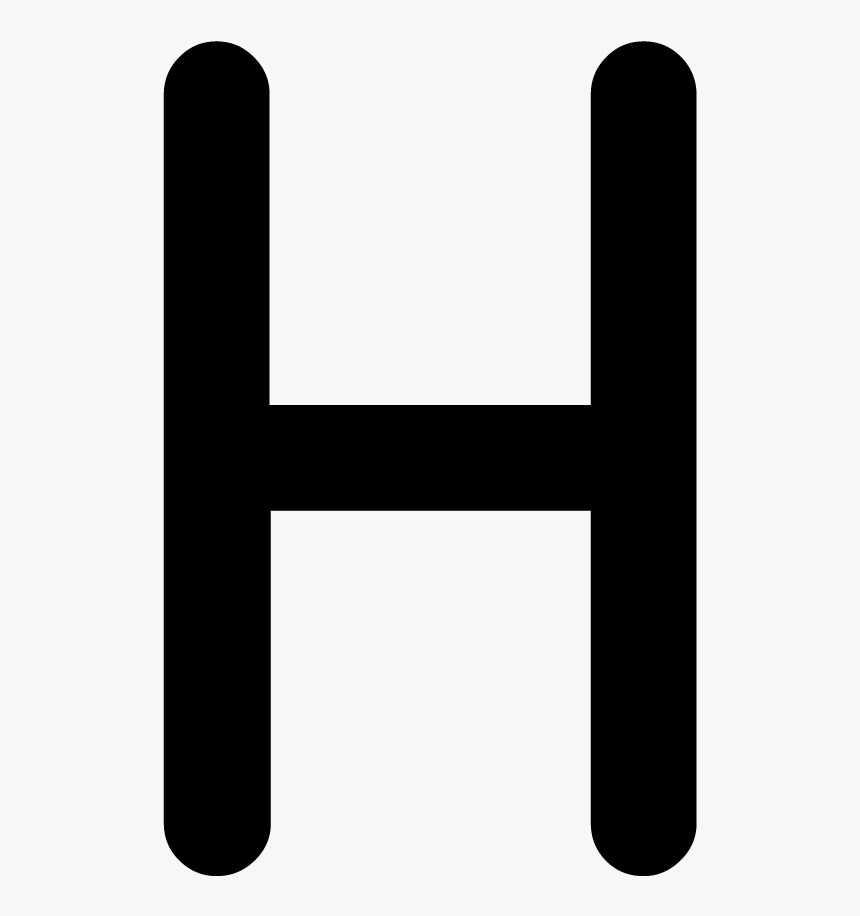 Letter H Png - Hurdle, Transparent Png, Free Download