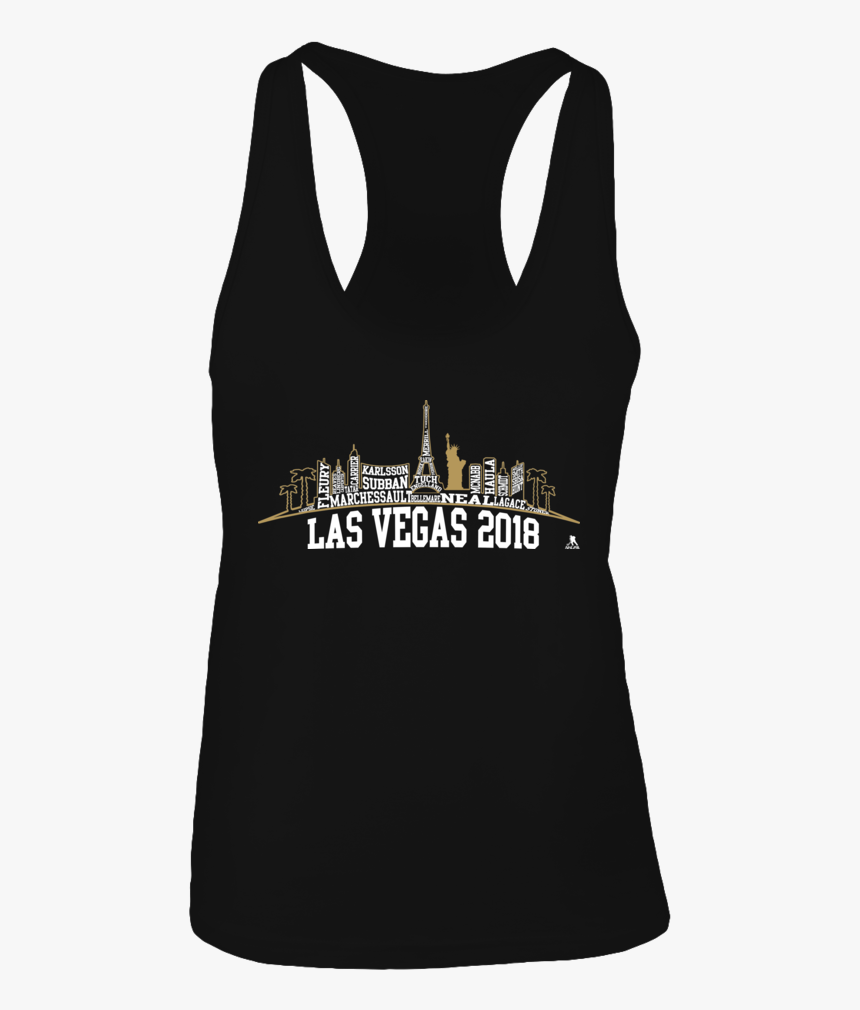 Las Vegas Skyline Roster Of 2018 Shirt - Active Tank, HD Png Download, Free Download