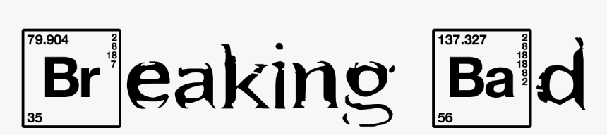 Breaking Bad - Breaking Bad Logo White, HD Png Download, Free Download