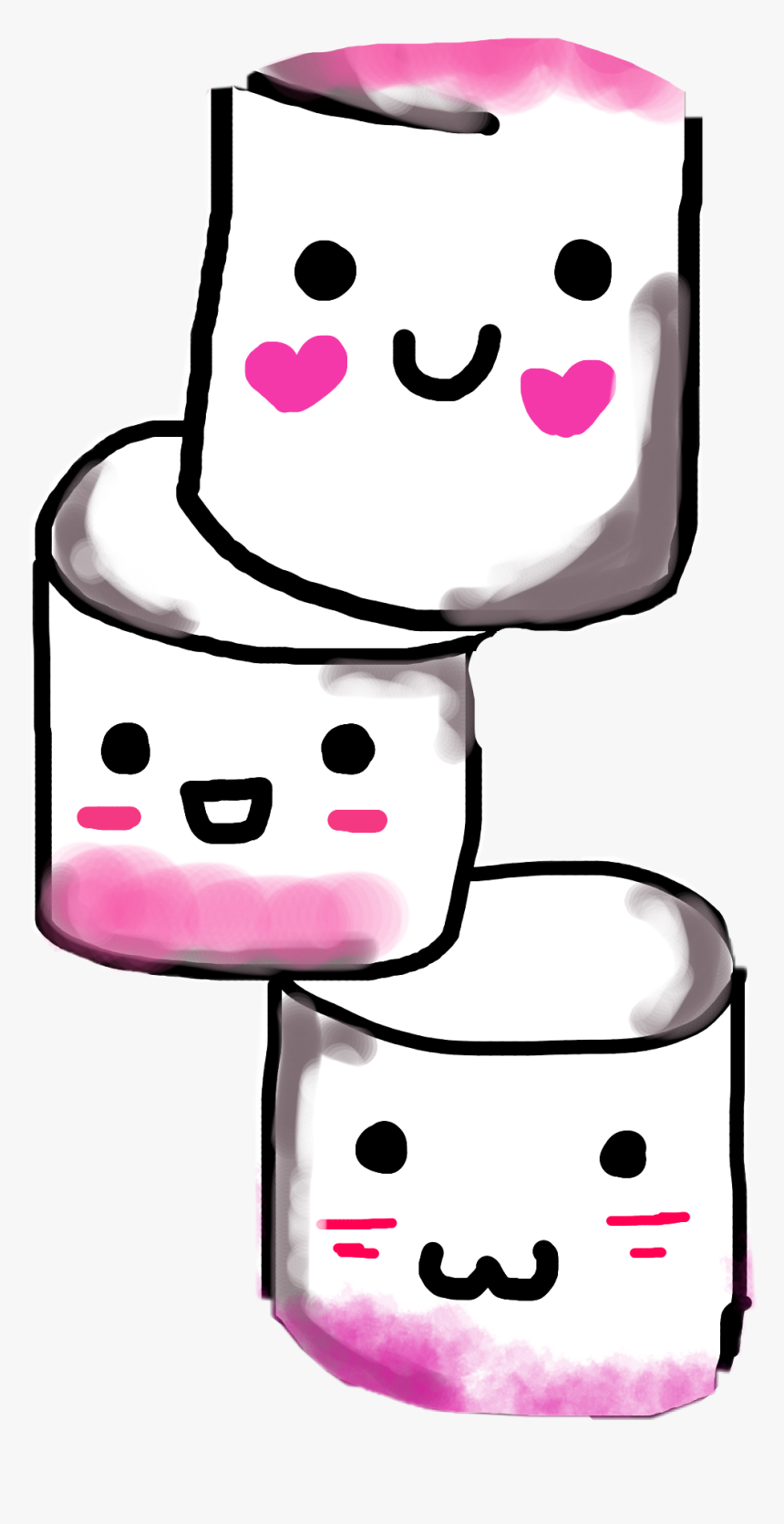 #marshmallows #stickers #kawaii #freetoedit, HD Png Download, Free Download