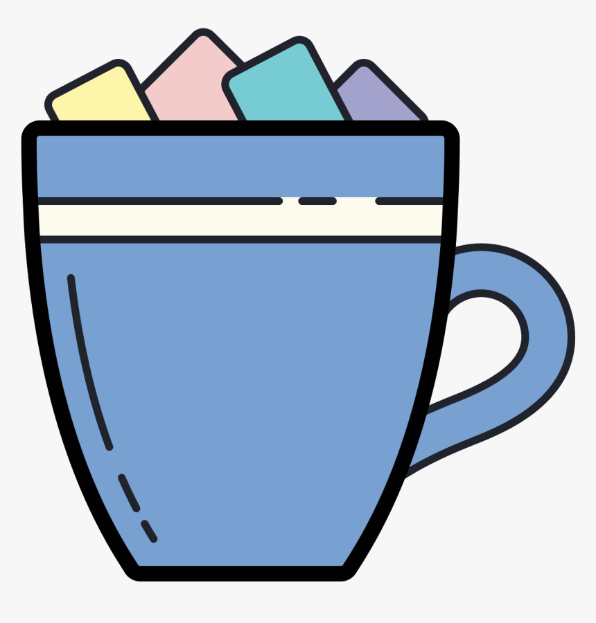 Hot Chocolate With Marshmallows Icon, HD Png Download, Free Download