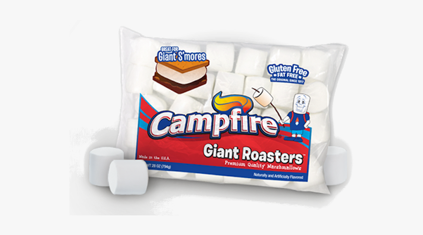 Campfire Giant Roasters Marshmallows For Big Smores - Bag Of Marshmallows Png, Transparent Png, Free Download