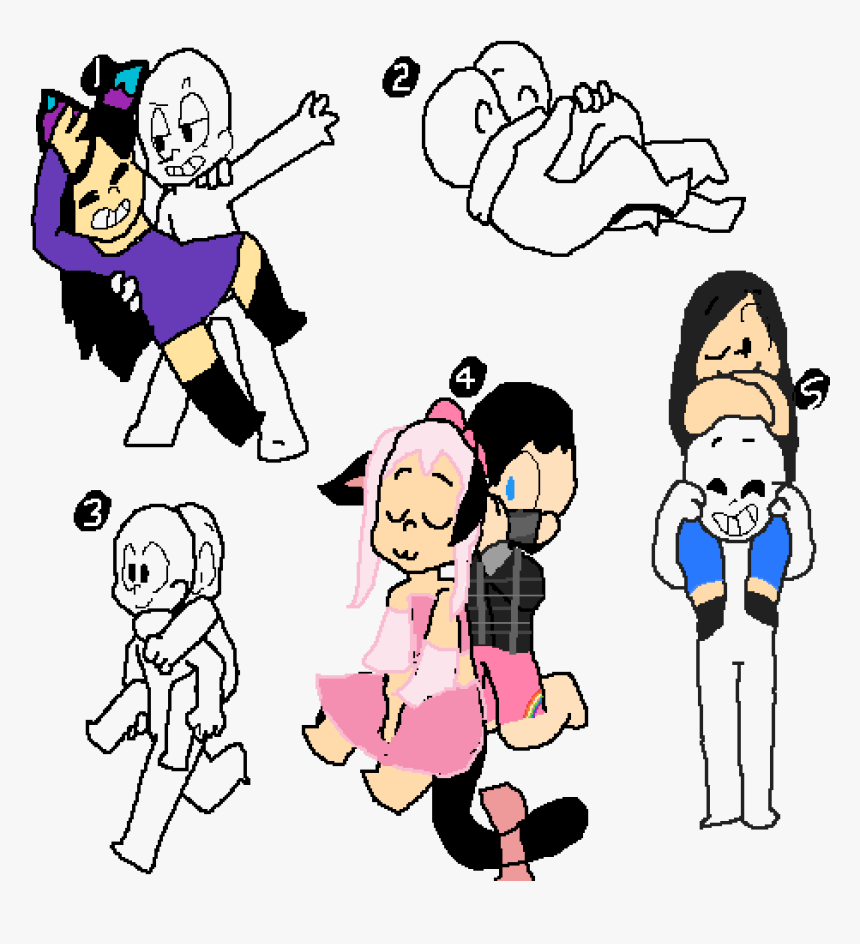 Draw The Squad Couples Clipart , Png Download - Kid Zane Chan, Transparent Png, Free Download