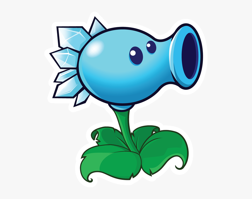 Snow Pea - Plants Vs Zombies Png, Transparent Png, Free Download