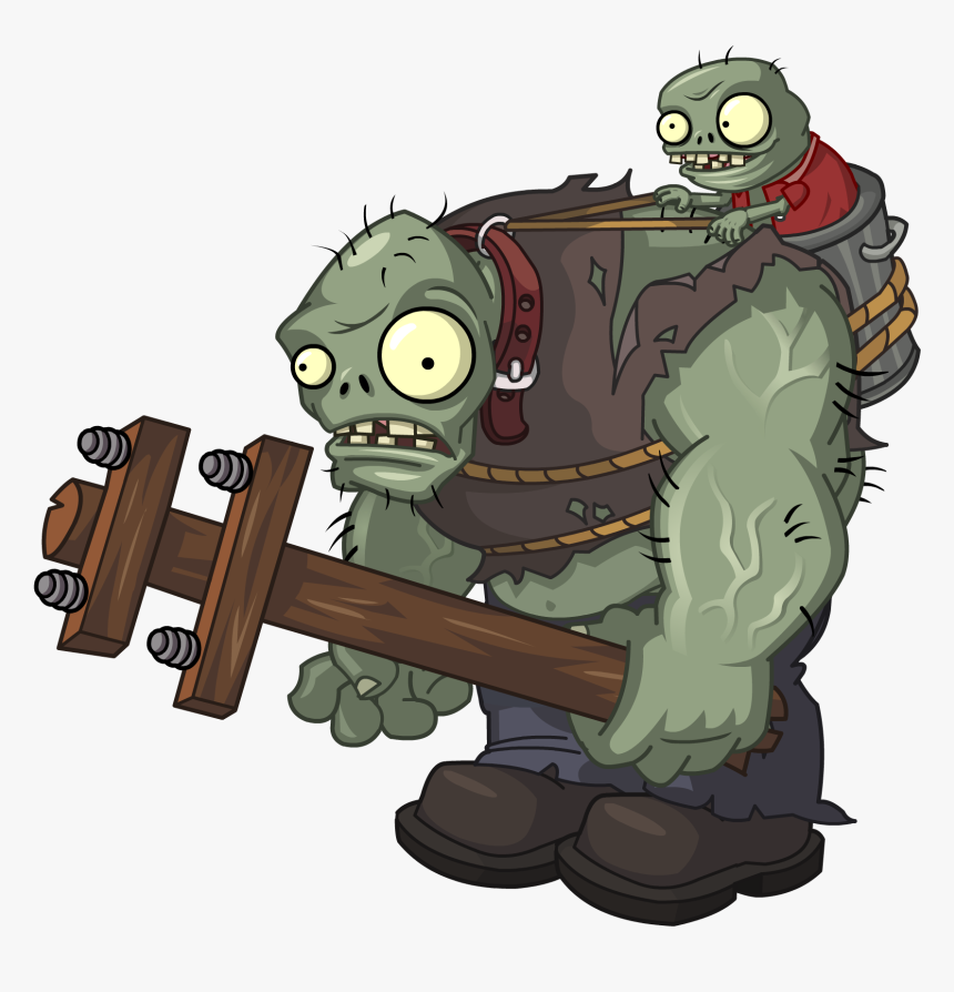 Zombies Wiki - Big Zombie Plants Vs Zombies, HD Png Download, Free Download