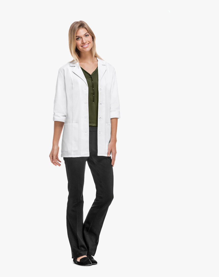 Cherokee Women's 30" 3/4 Sleeve Lab Coat, HD Png Download, Free Download