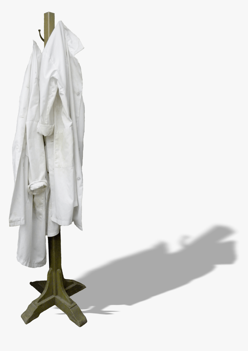 White,outerwear,costume Design - Lab Coat Hanging Transparent, HD Png Download, Free Download