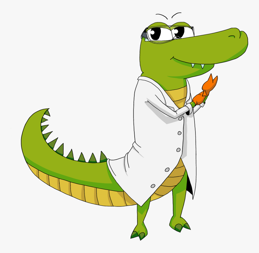 Google Clipart Lab Coat - Dinosaur Wearing A Lab Coat, HD Png Download, Free Download