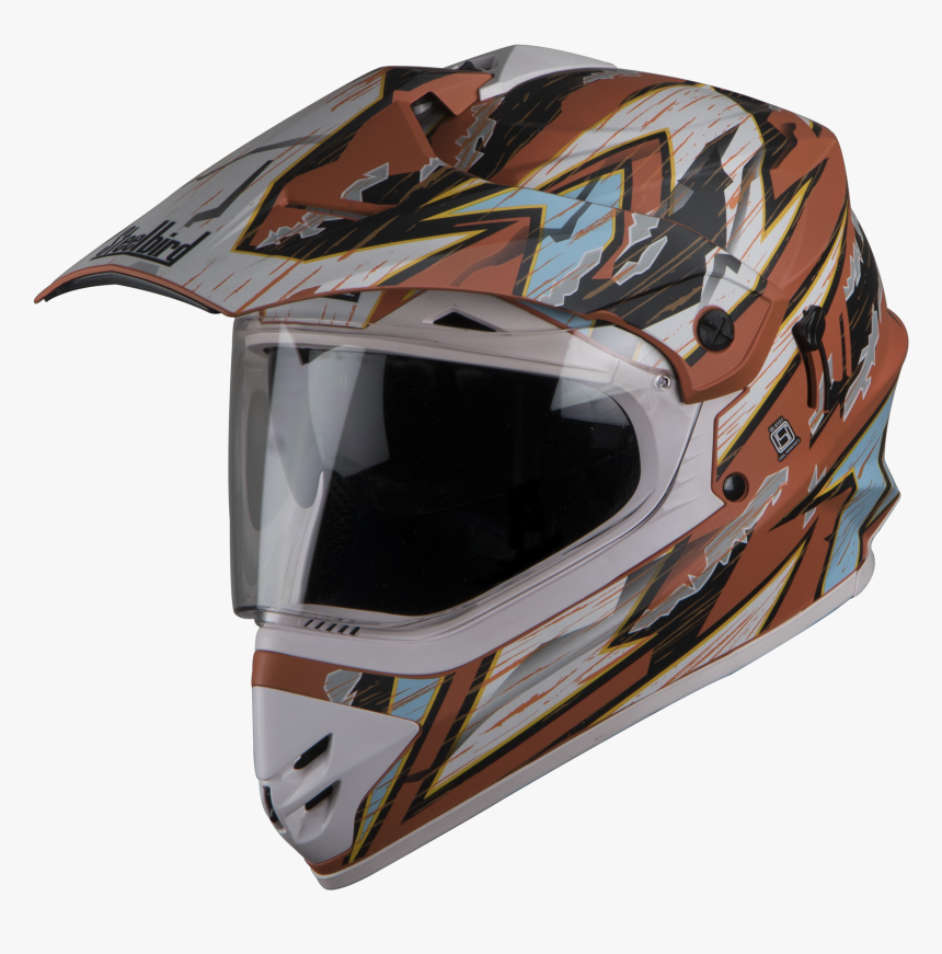 Sb-42 Bargy Design Race Track A2 Matt Bright Orange - Steelbird Bargy Design Helmet, HD Png Download, Free Download