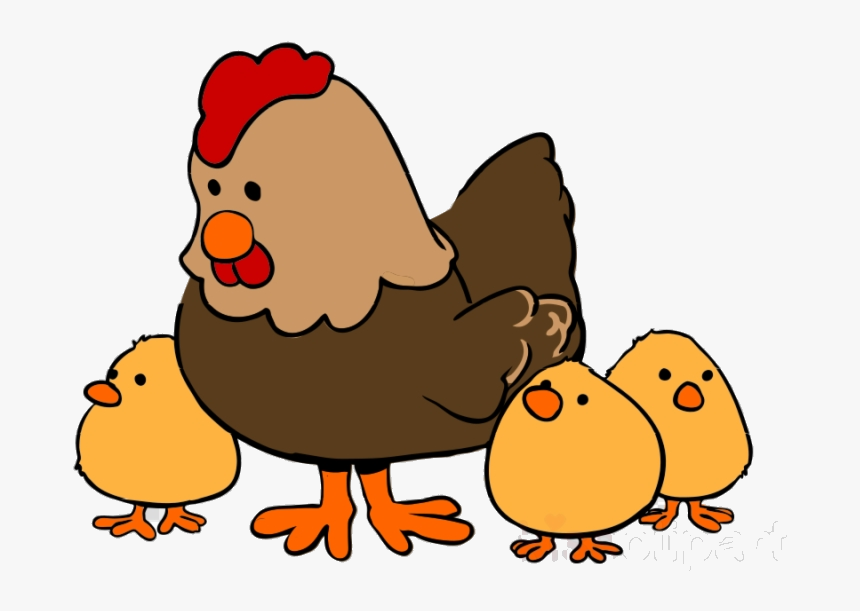 Chicken Farm Animal Clip Art Clipart Cattle And Chicks - Transparent Farm Animals Clipart, HD Png Download, Free Download