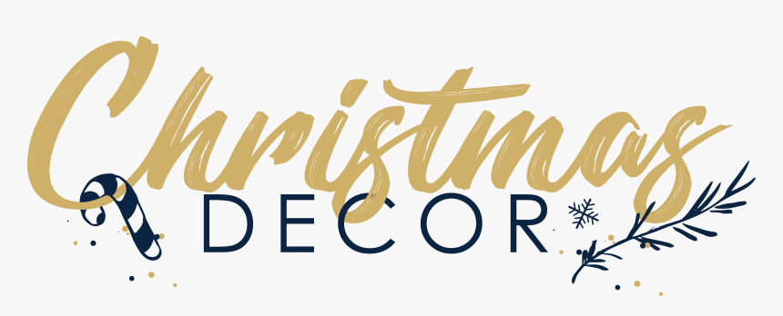 Christmas Decor Logo Design, HD Png Download, Free Download