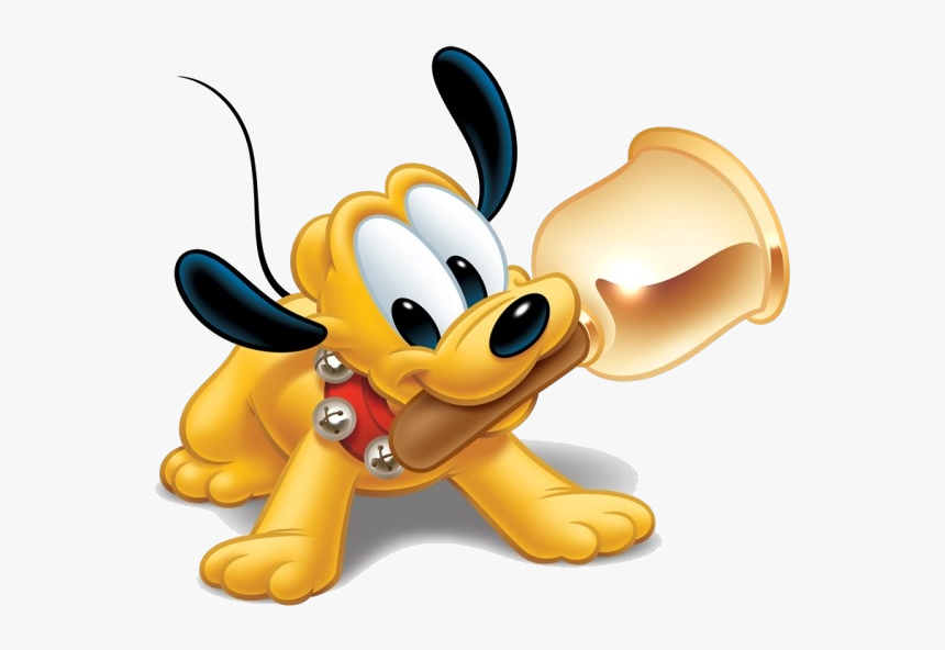 Puppy Clipart Transparent Background - Mickey Mouse Baby Pluto, HD Png Download, Free Download