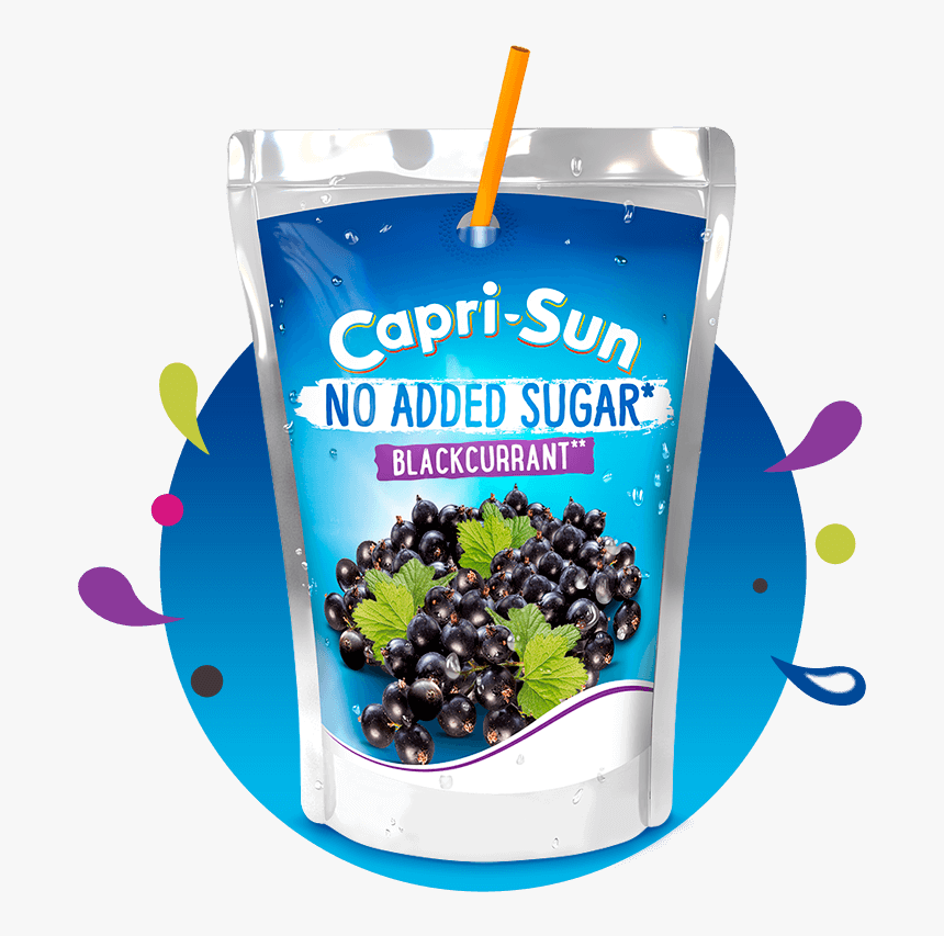 Cs Images Website Uk Nas Blackcurrant Clean Splashes - Capri Sun, HD Png Download, Free Download