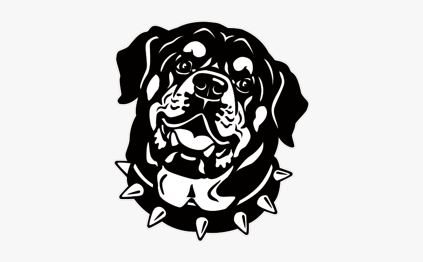 Clip Art Printed Vinyl Stickers Factory - Rottweiler Clipart, HD Png Download, Free Download