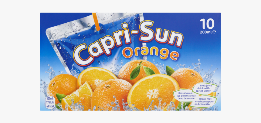 Capri Sun Orange 10 X 200ml"
 Title="capri Sun Orange - Tangerine, HD Png Download, Free Download