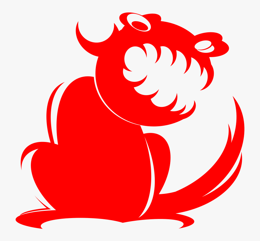 Evil Squirrel - Evil Spirit Vector, HD Png Download, Free Download