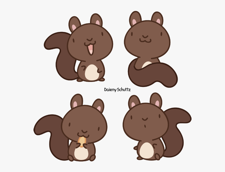 Transparent Squirrel Clipart Png - Squirrel Kawaii, Png Download, Free Download