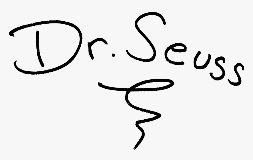 Dr Seuss Images Public Domain - Dr Seuss Signature Clipart, HD Png Download, Free Download