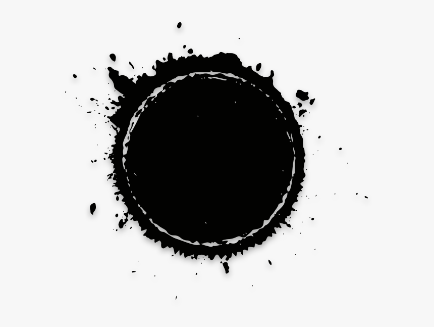 Transparent Black Splash Png - Black Splash Circle Png, Png Download, Free Download