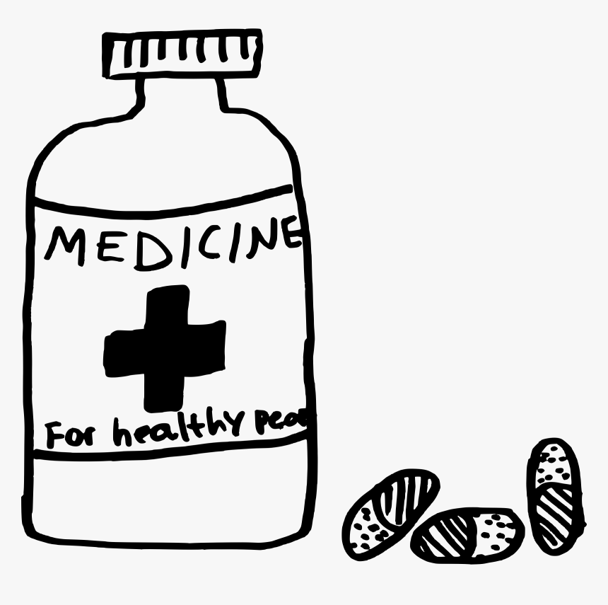 Medicine - Black And White Medicine, HD Png Download, Free Download