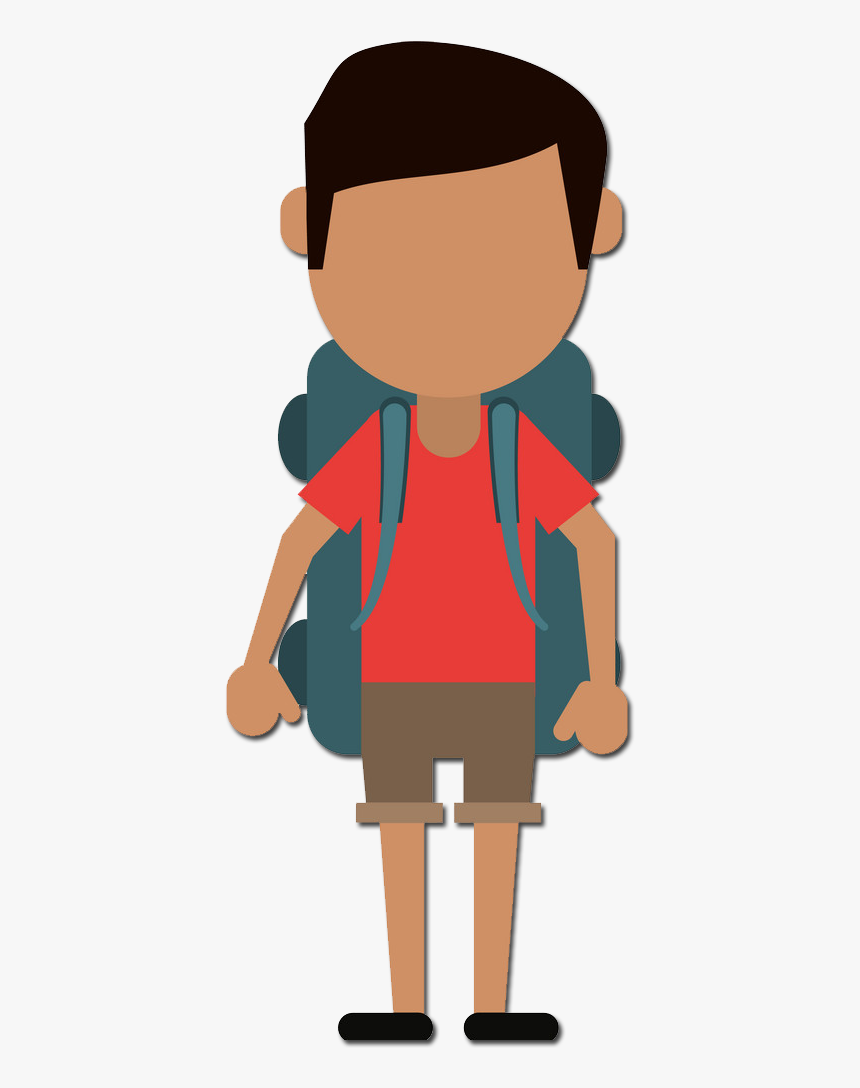 Funny Traveller Vector Png Clipart , Png Download, Transparent Png, Free Download