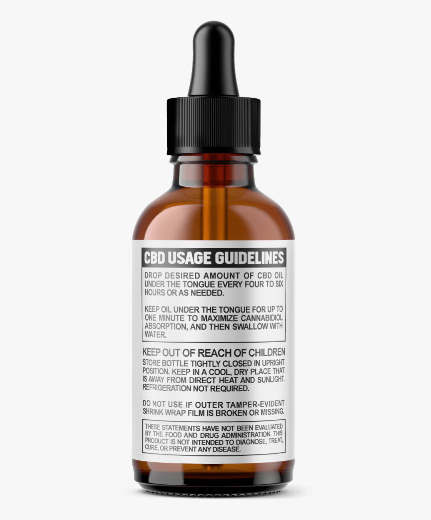 Concentrated Full Spectrum 500 Mg Tincture Usage Guidelines - Cbd Oil, HD Png Download, Free Download