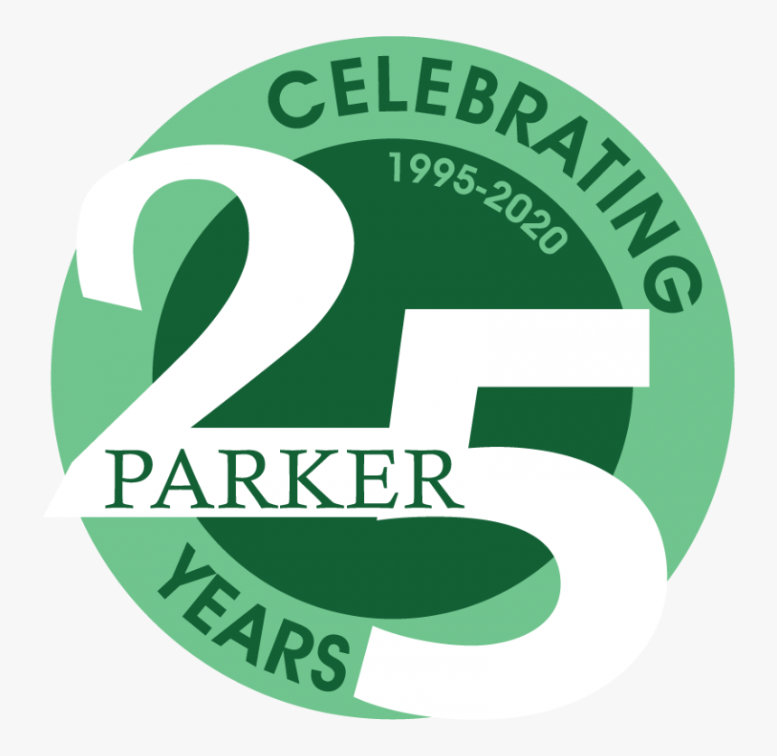 Parker 25th Anniversary Logo Graphic Design Hd Png Download Kindpng