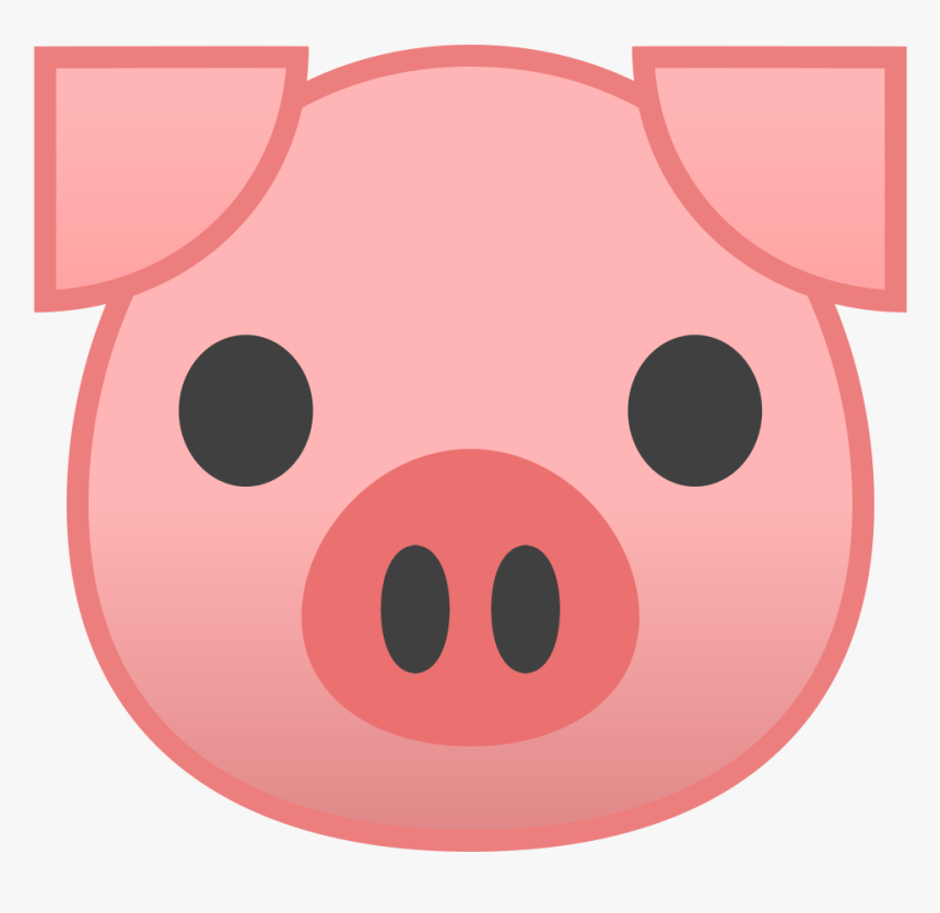 Pig Face Icon - Pig Emoji Face, HD Png Download, Free Download