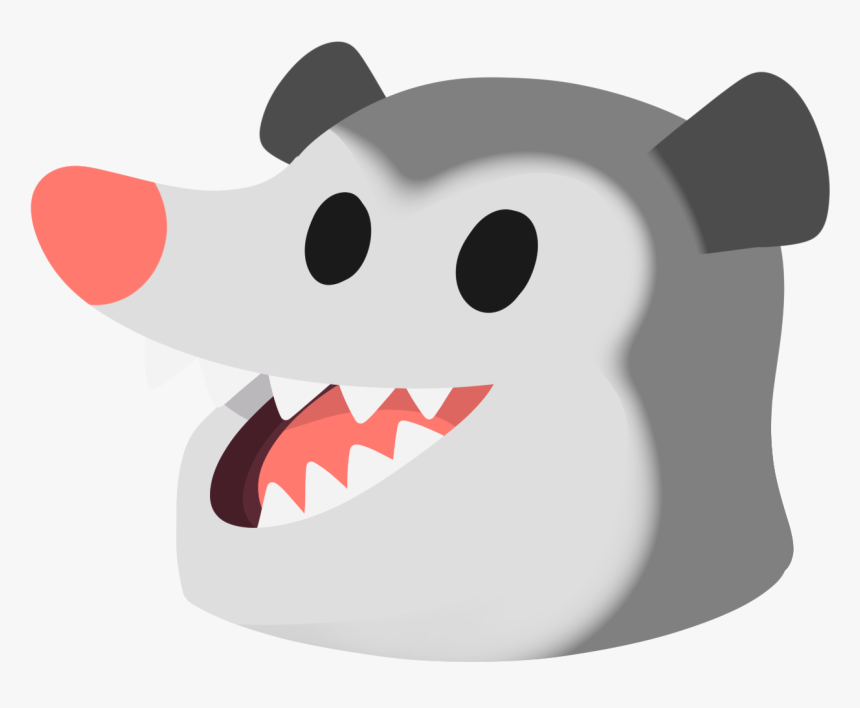 Opossum Emoji, HD Png Download, Free Download