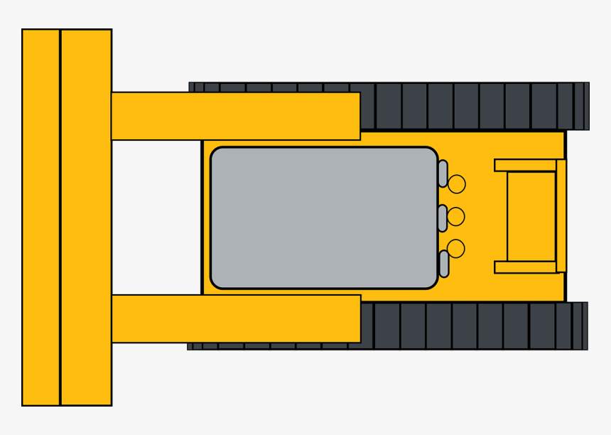 Caterpillar Top View Icon, HD Png Download, Free Download