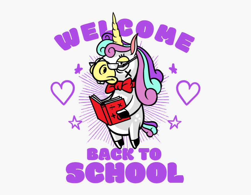 Unicorn Welcome Back School, HD Png Download, Free Download
